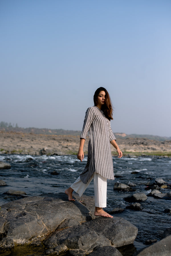 A Shadow Striped Tunic